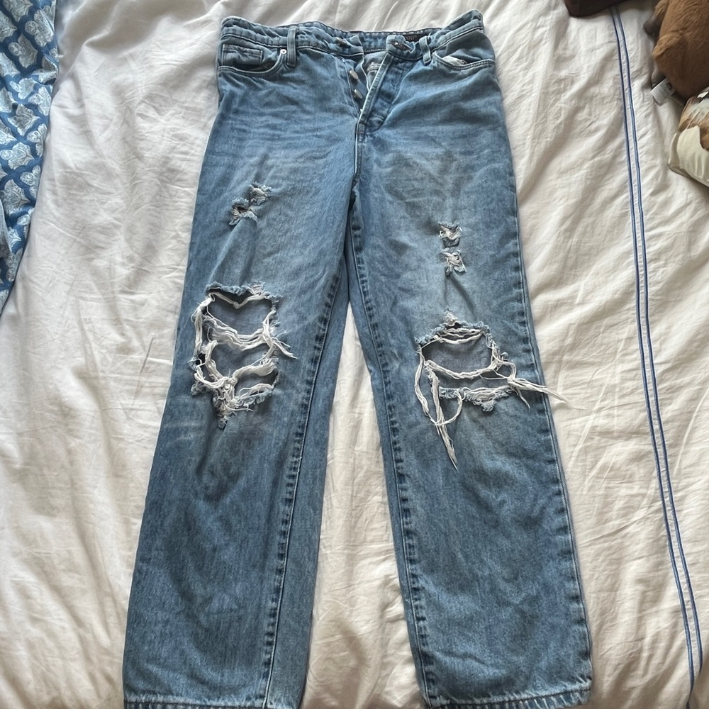 Blank NYC High-Waisted Ripped Jeans